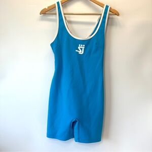 Shane Justin‎ Runway One Piece Yoga Suit Jumpsuit Retro Women’s Medium